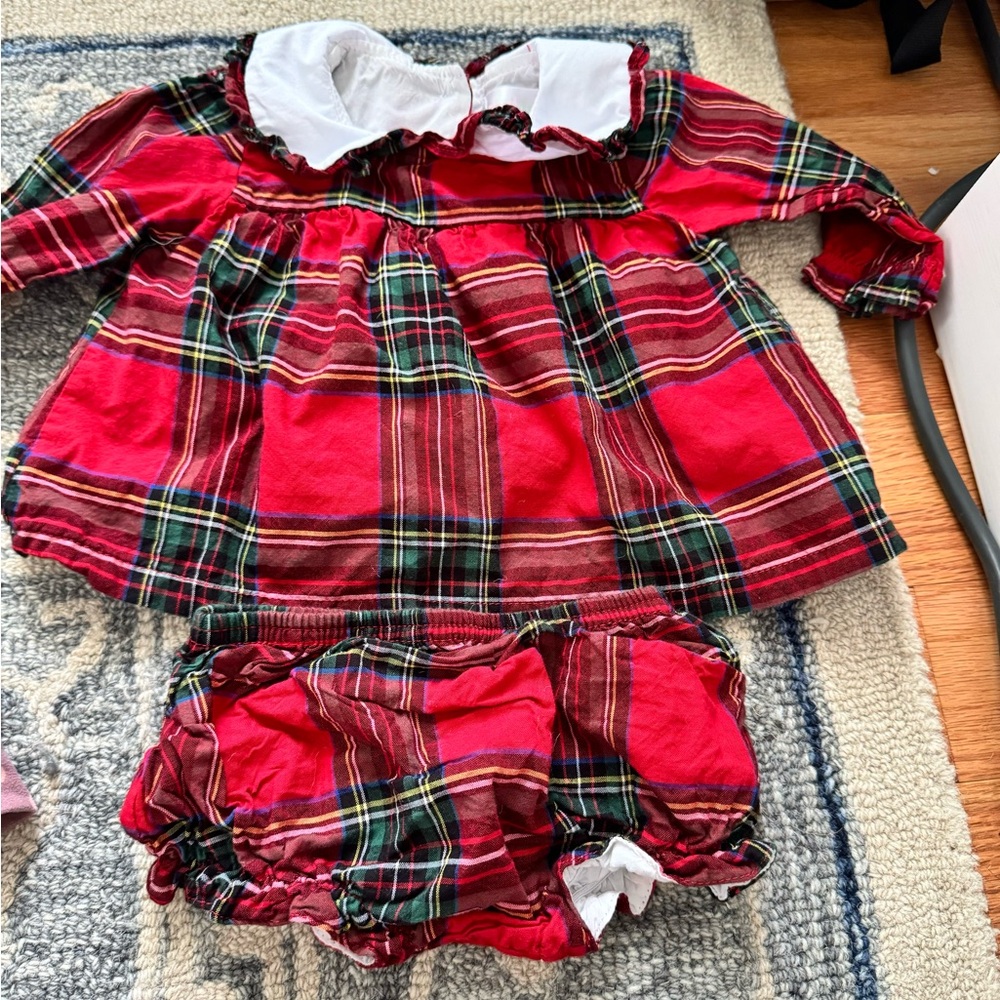 Euc Cecil and Lou Christmas plaid